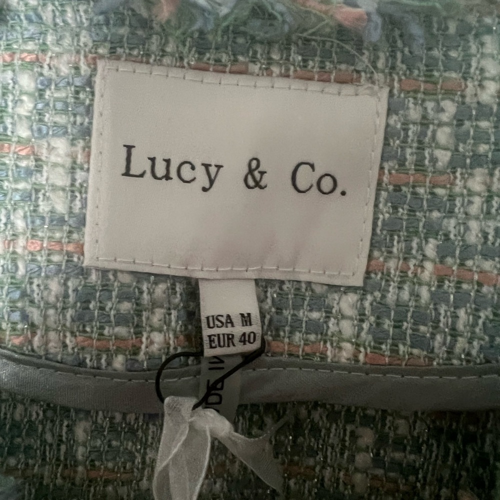 Women's Green Tweed Jacket - Picture 4 of 4